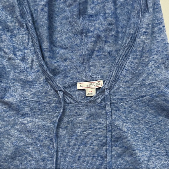 GAP Linen Blend Sweater Hoodie - Picture 4 of 9